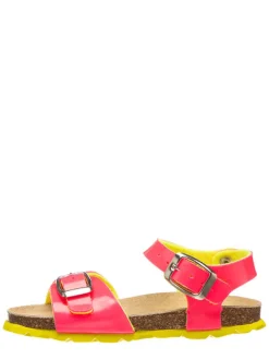 billowy Sandalen^Sandalen in Pink/ Gelb