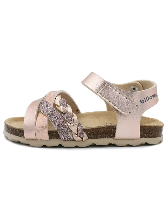 Sandalen in Rosa>billowy