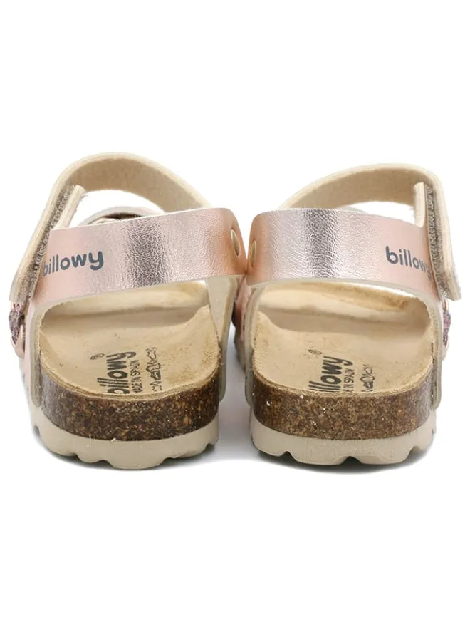 Sandalen in Rosa>billowy