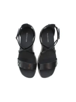 Sandalen in Schwarz><noscript><img width=