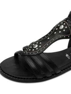 Sandalen in Schwarz><noscript><img width=