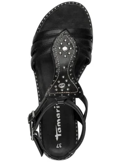 Sandalen in Schwarz><noscript><img width=