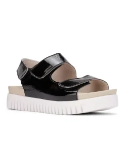 Sandalen in Schwarz><noscript><img width=