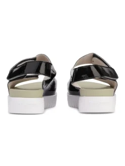 Sandalen in Schwarz><noscript><img width=
