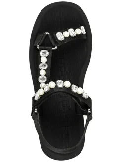 Sandalen in Schwarz><noscript><img width=