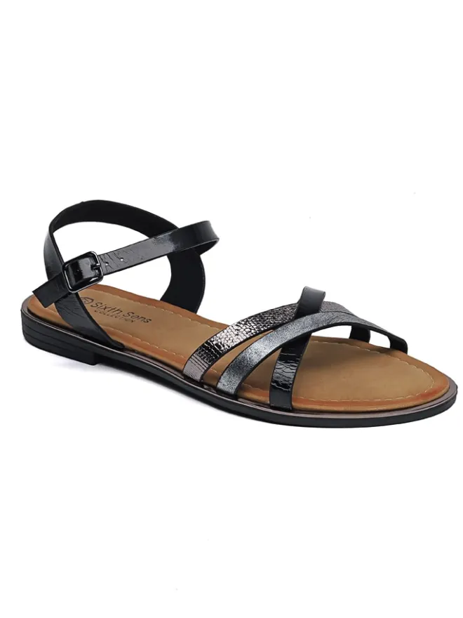 Sandalen in Schwarz>Sixth Sens Sale