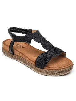 Sixth Sens Sandalen^Sandalen in Schwarz