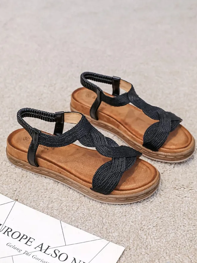 Sixth Sens Sandalen^Sandalen in Schwarz