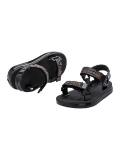 Sandalen in Schwarz><noscript><img width=