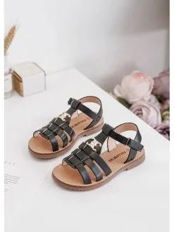 Sandalen in Schwarz>Rock & Joy Outlet