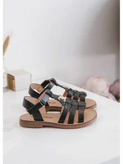 Sandalen in Schwarz>Rock & Joy Outlet