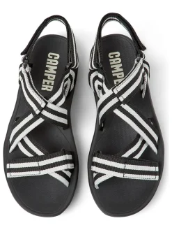 Sandalen in Schwarz/ Weiß><noscript><img width=