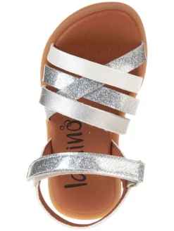 Sandalen in Silber><noscript><img width=