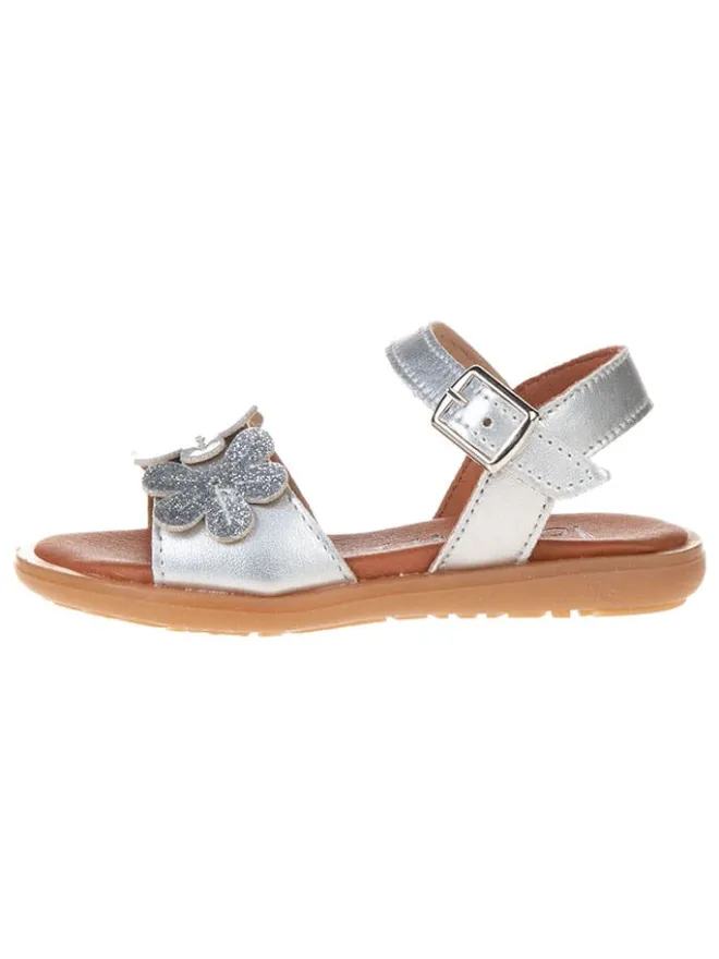 Sandalen in Silber>lamino Discount