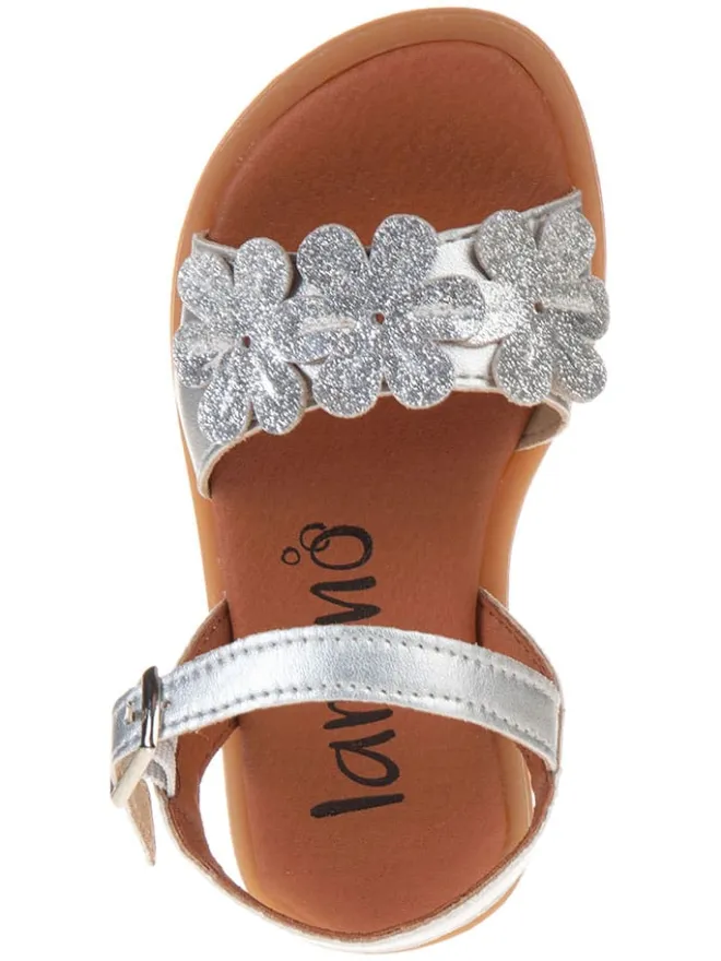Sandalen in Silber>lamino Discount