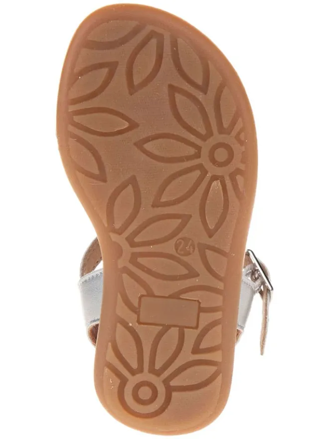 Sandalen in Silber>lamino Discount