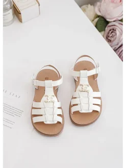Sandalen in Weiß><noscript><img width=