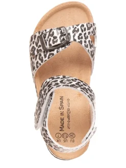 Sandalen in Weiß/ Schwarz><noscript><img width=