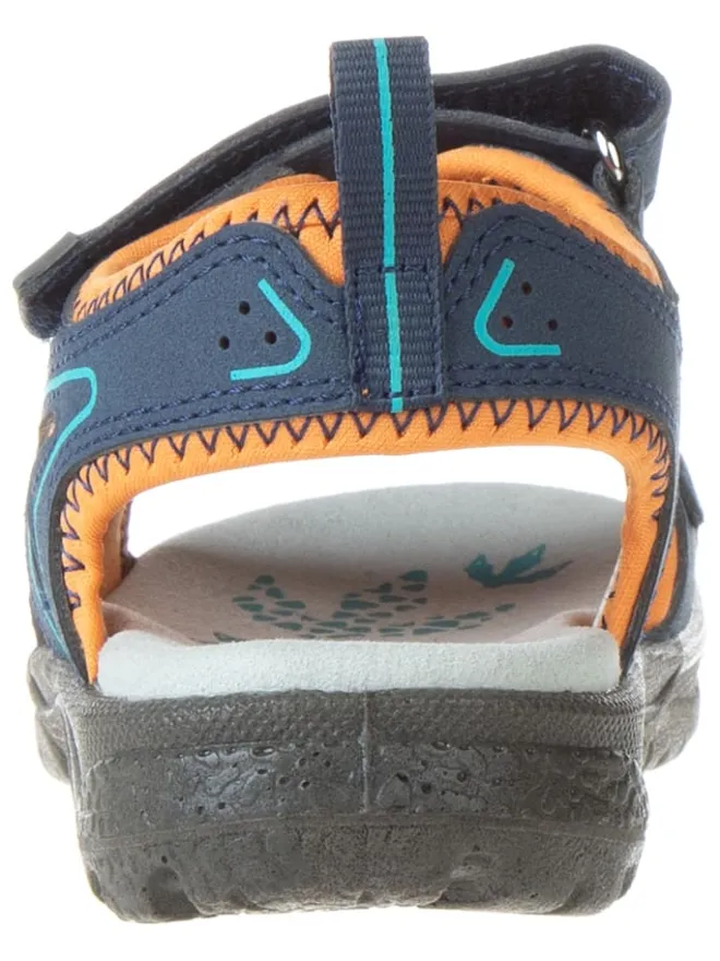 Sandalen "Karim-S" in Dunkelblau/ Orange>Lurchi Clearance