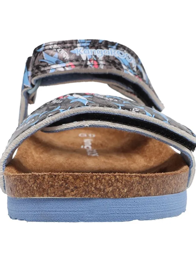 Sandalen "K-Frieda" in Anthrazit/ Blau>Kangaroos Outlet
