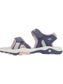Kangaroos Sandalen·Sandalen^Sandalen "K-Leni Lyla" in Dunkelblau/Rosa