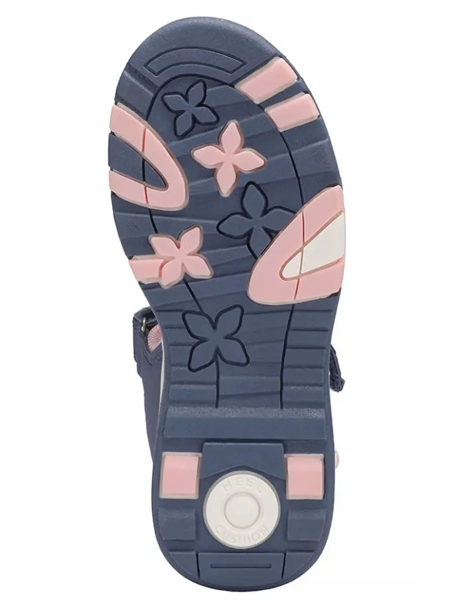 Kangaroos Sandalen·Sandalen^Sandalen "K-Leni Lyla" in Dunkelblau/Rosa