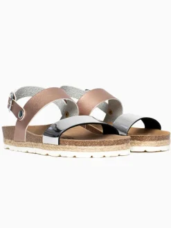 Sunbay Sandalen^Sandalen "Leila" in Silber/ Bronze