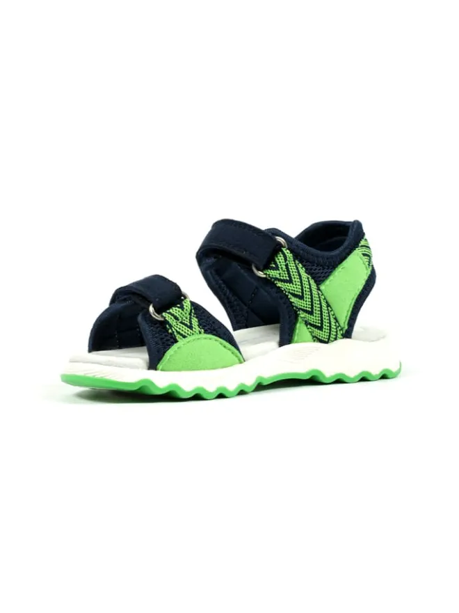 Richter Shoes Sandalen·Sandalen^Sandalen "Leo" in Dunkelblau/ Grün