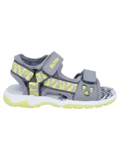 Richter Shoes Sandalen·Sandalen^Sandalen "Leon" in Grau/ Gelb