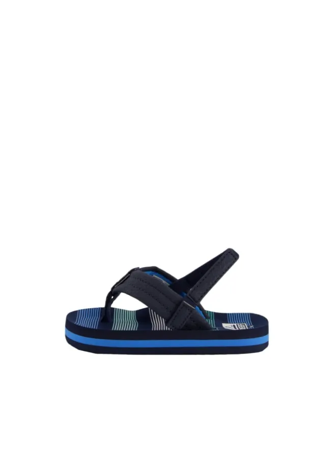Sandalen Little Ahi in Deep Sea Stripes>Reef