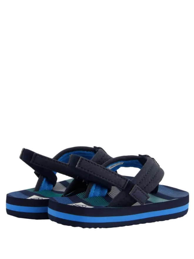 Sandalen Little Ahi in Deep Sea Stripes>Reef
