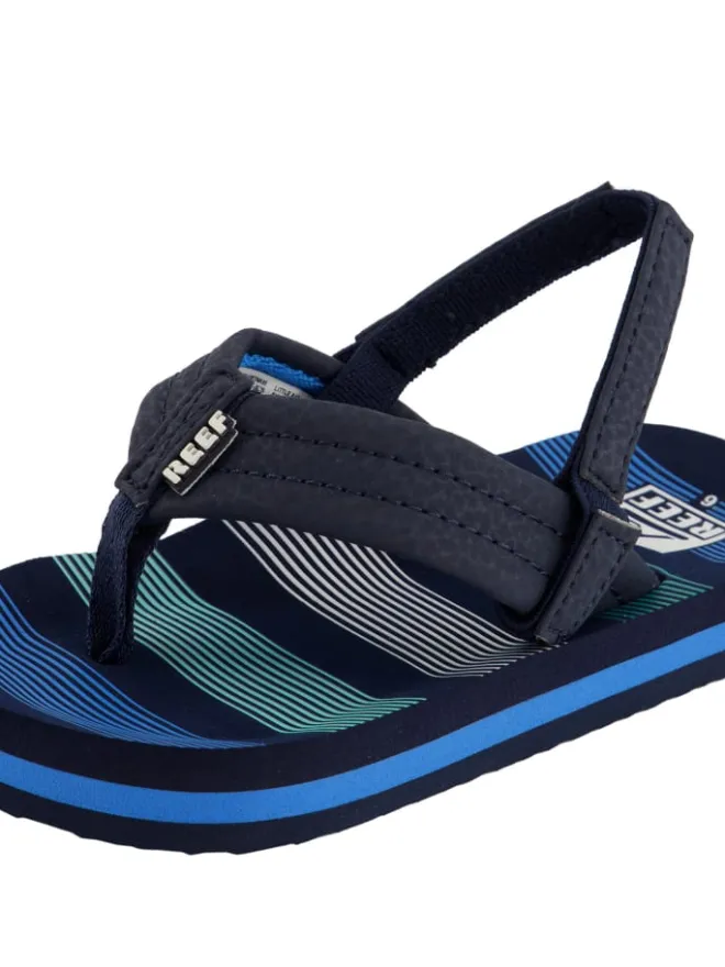 Sandalen Little Ahi in Deep Sea Stripes>Reef