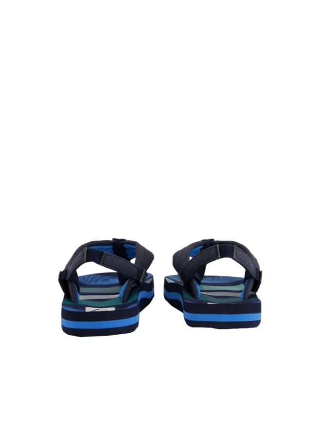 Sandalen Little Ahi in Deep Sea Stripes>Reef