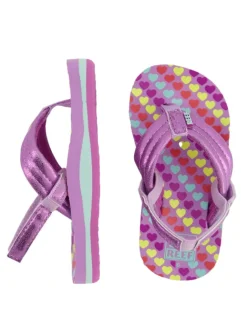 Sandalen Little Ahi in Lavender Hearts>Reef Clearance