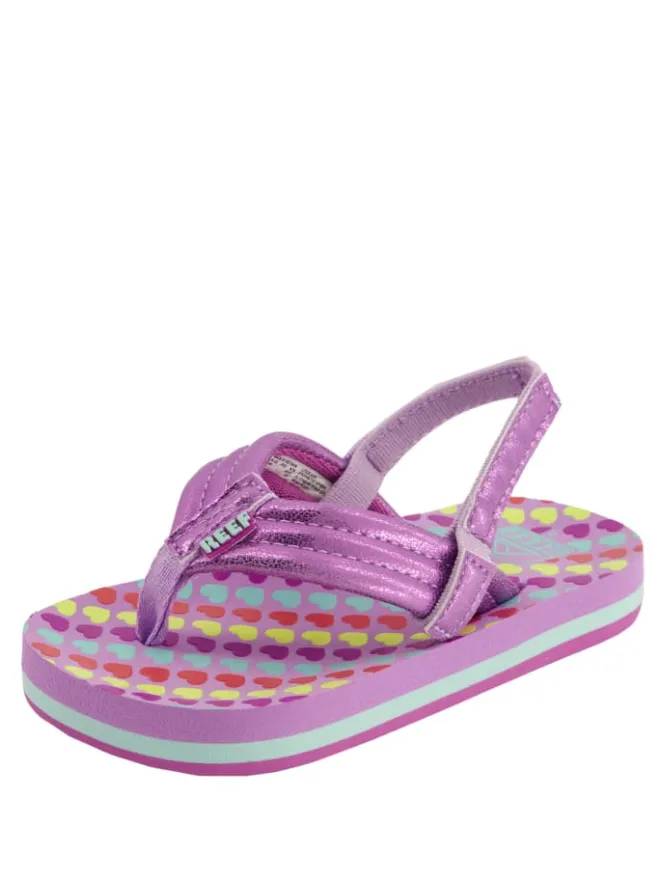 Sandalen Little Ahi in Lavender Hearts>Reef Clearance