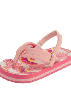 Reef Sandalen·Zehensandalen^Sandalen Little Ahi in Rainbows and Clouds