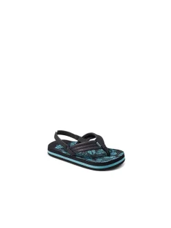 Sandalen "Little Ahi" in Schwarz>Reef Hot