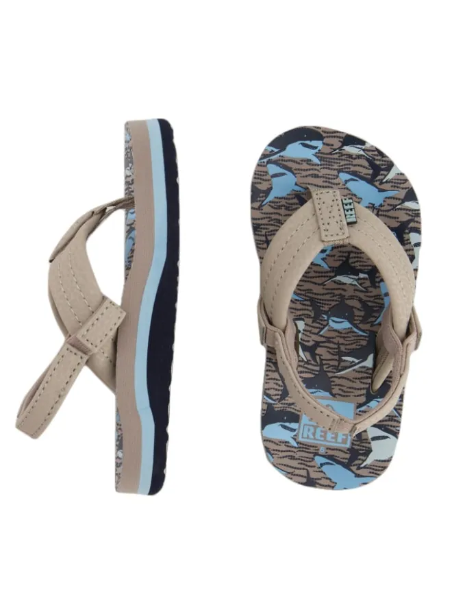 Sandalen Little Ahi in Tan Sharks>Reef New