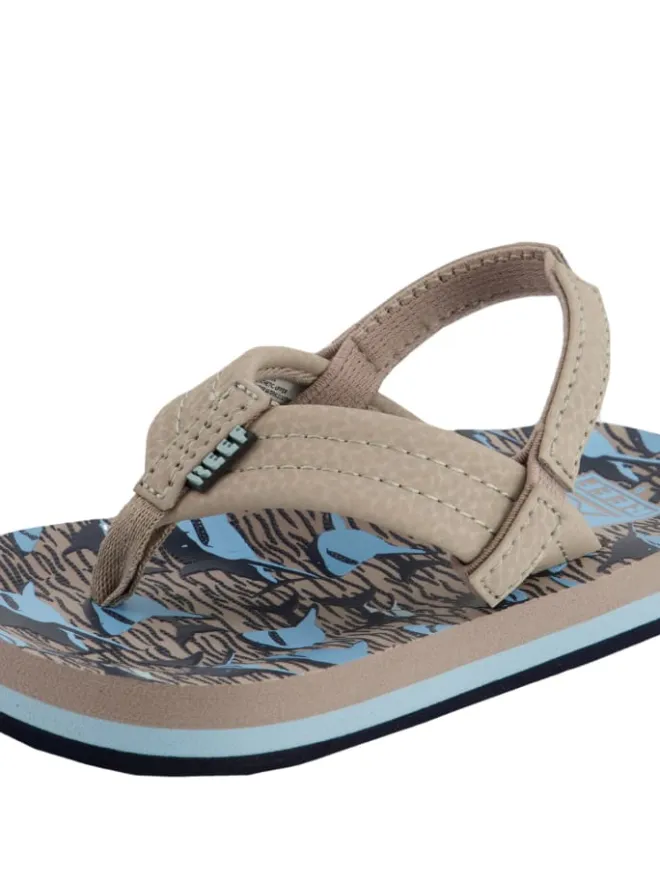 Sandalen Little Ahi in Tan Sharks>Reef New