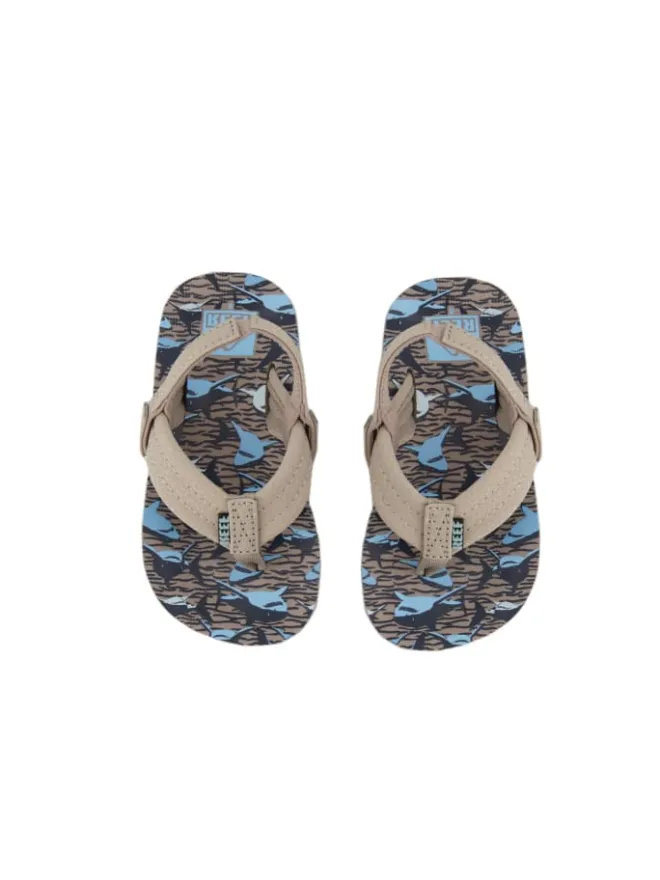 Sandalen Little Ahi in Tan Sharks>Reef New