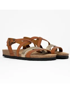 Blue Bay Sandalen^Sandalen "Marte" in Hellbraun