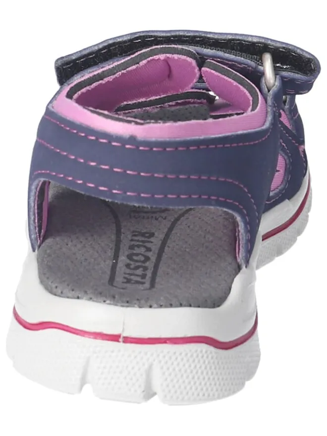 Ricosta Sandalen·Sandalen^Sandalen "Miro" in Dunkelblau/ Rosa