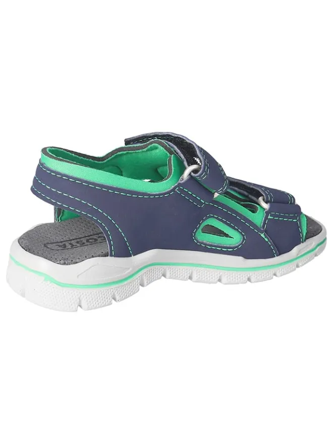 Sandalen "Miro" in Dunkelblau/ Grün>Ricosta