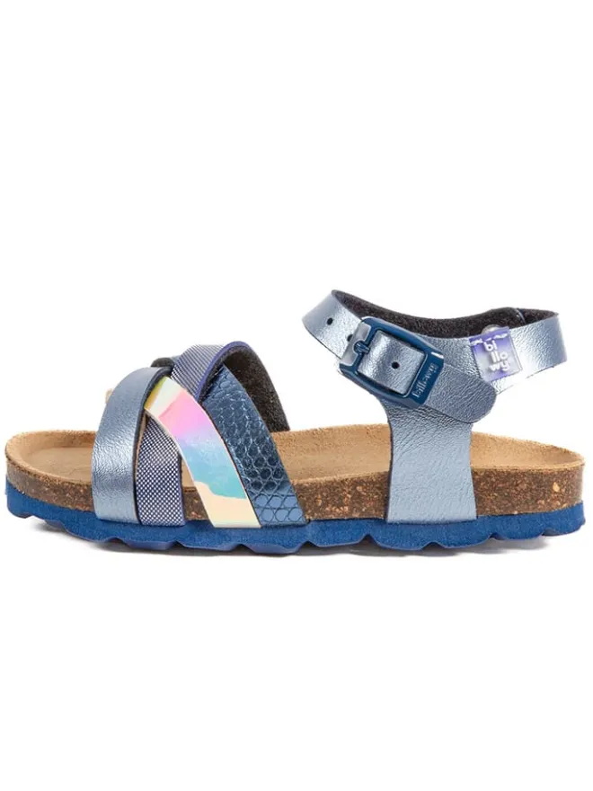 billowy Sandalen|Sandalen·Sandalen^Sandalen "Rosso" in Blau