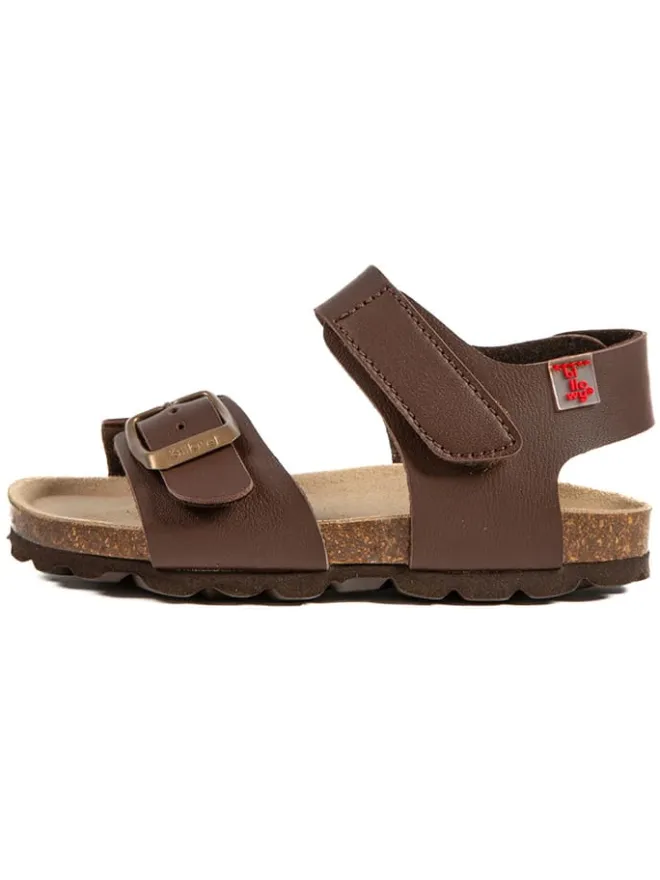 Sandalen "Rosso" in Braun>billowy New