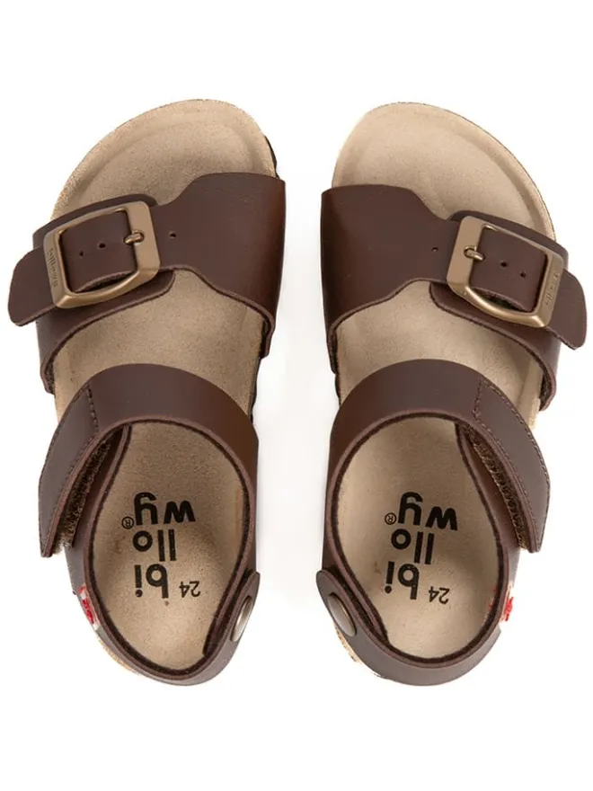 Sandalen "Rosso" in Braun>billowy New