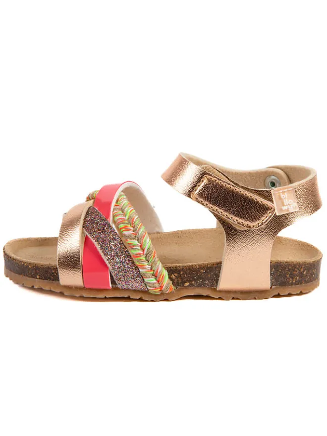 billowy Sandalen|Sandalen·Sandalen^Sandalen "Rosso" in Bunt