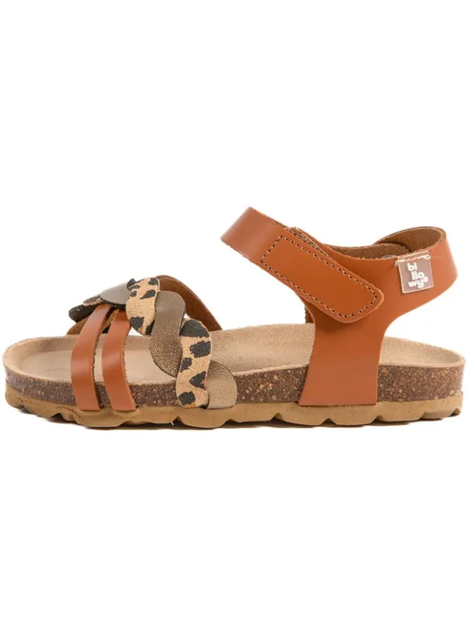 billowy Sandalen^Sandalen "Rosso" in Hellbraun