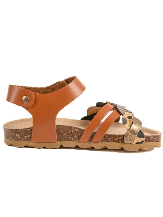 billowy Sandalen^Sandalen "Rosso" in Hellbraun