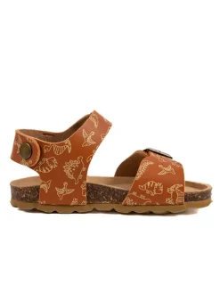 billowy Sandalen·Sandalen^Sandalen "Rosso" in Hellbraun